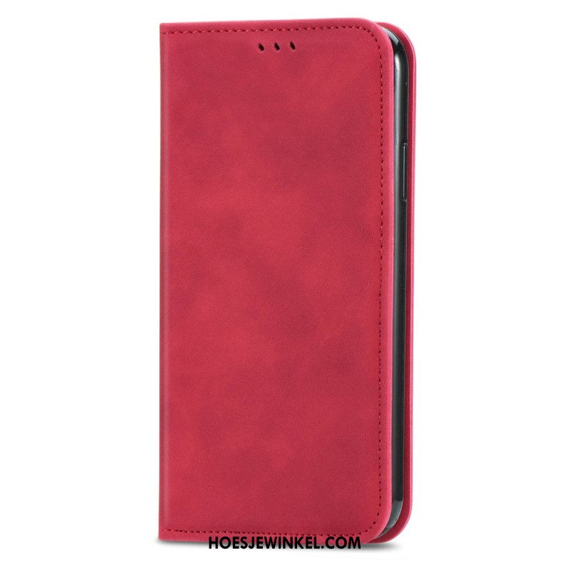 Folio-hoesje Oppo Reno 11 5g Suède-effect