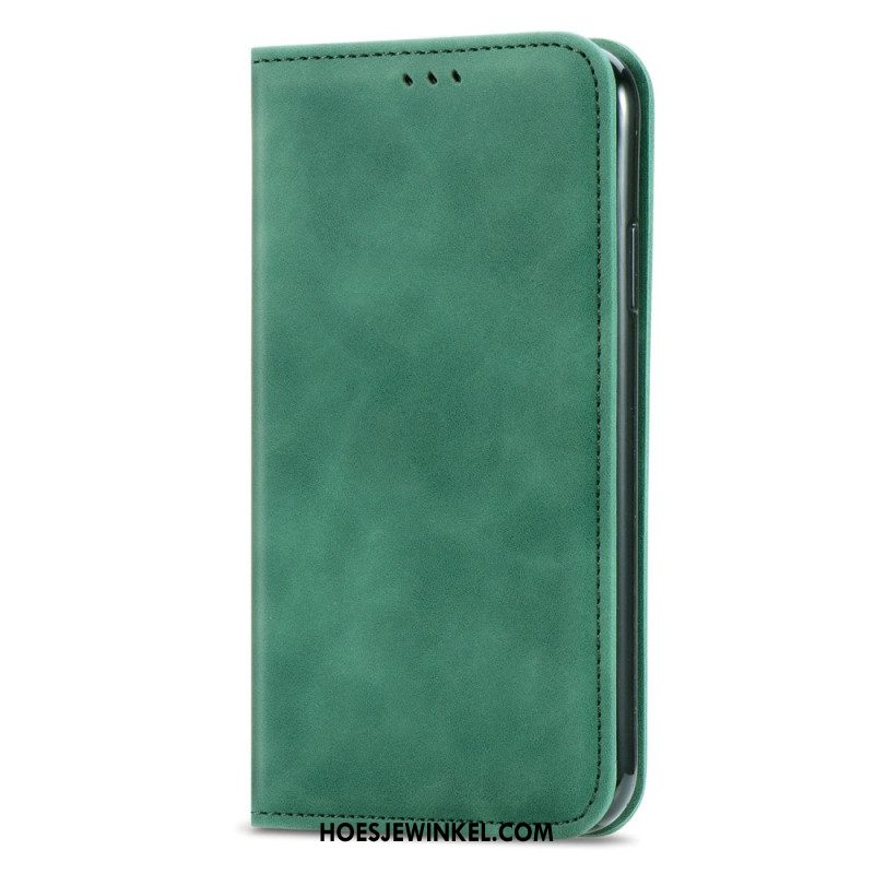 Folio-hoesje Oppo Reno 11 5g Suède-effect