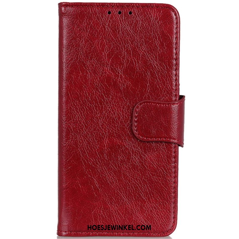 Folio-hoesje Oppo Reno 11 5g Telefoonhoesje Nappatextuur