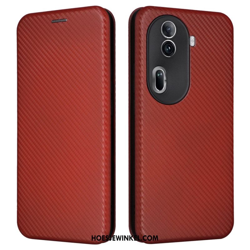 Folio-hoesje Oppo Reno 11 Pro 5g Carbonone-vezel