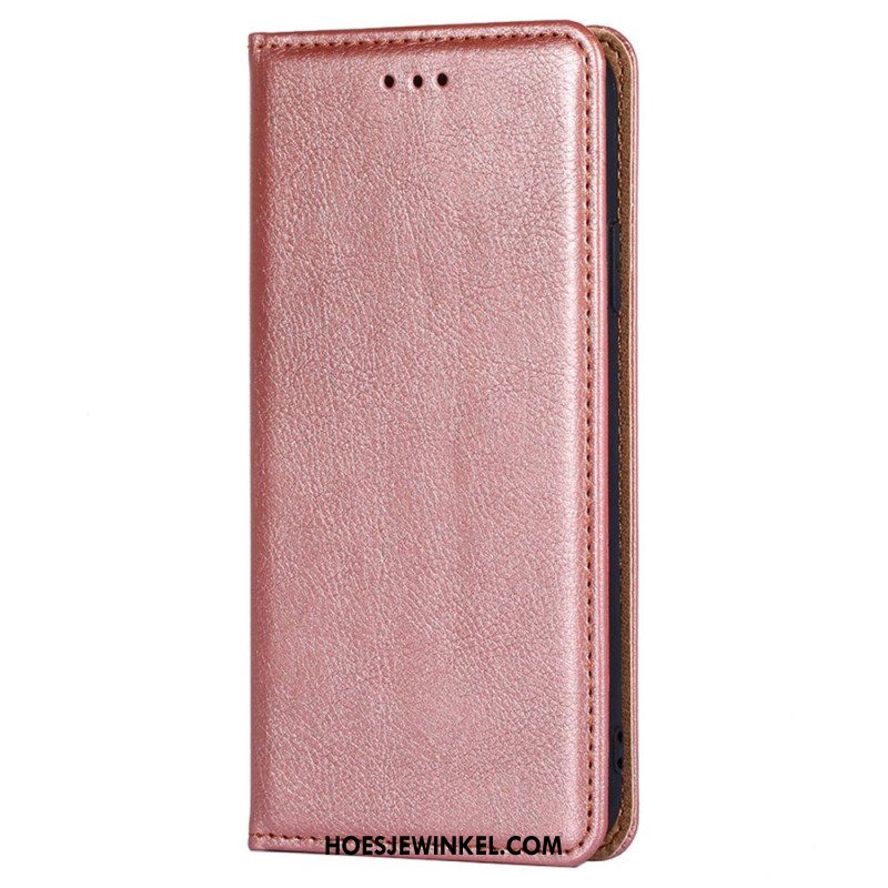 Folio-hoesje Oppo Reno 11f 5g Ledertextuur Bescherming Hoesje