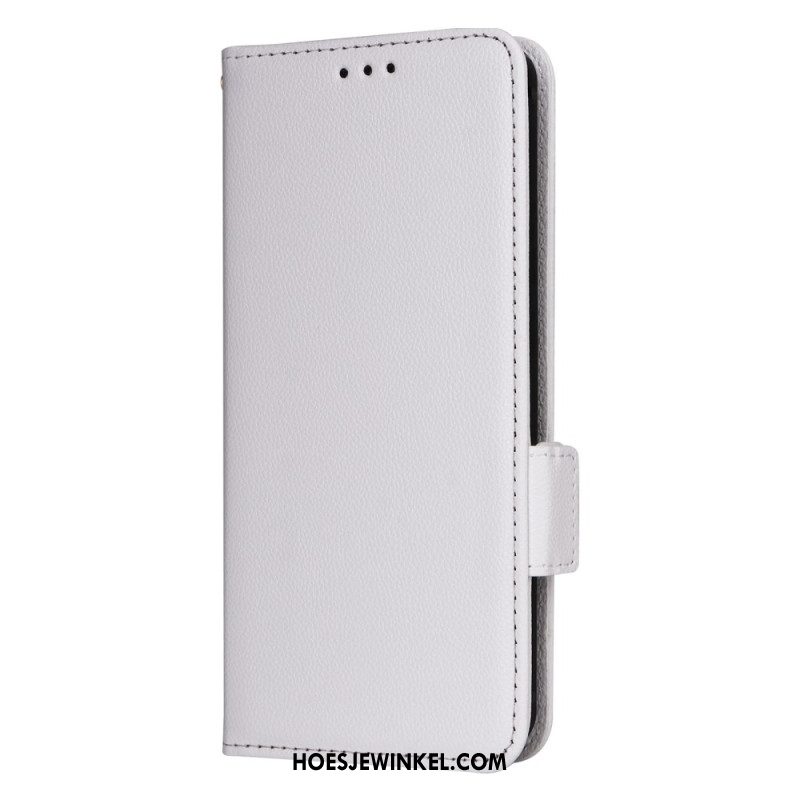 Folio-hoesje Oppo Reno 11f 5g Telefoonhoesje Leren Bandstijl