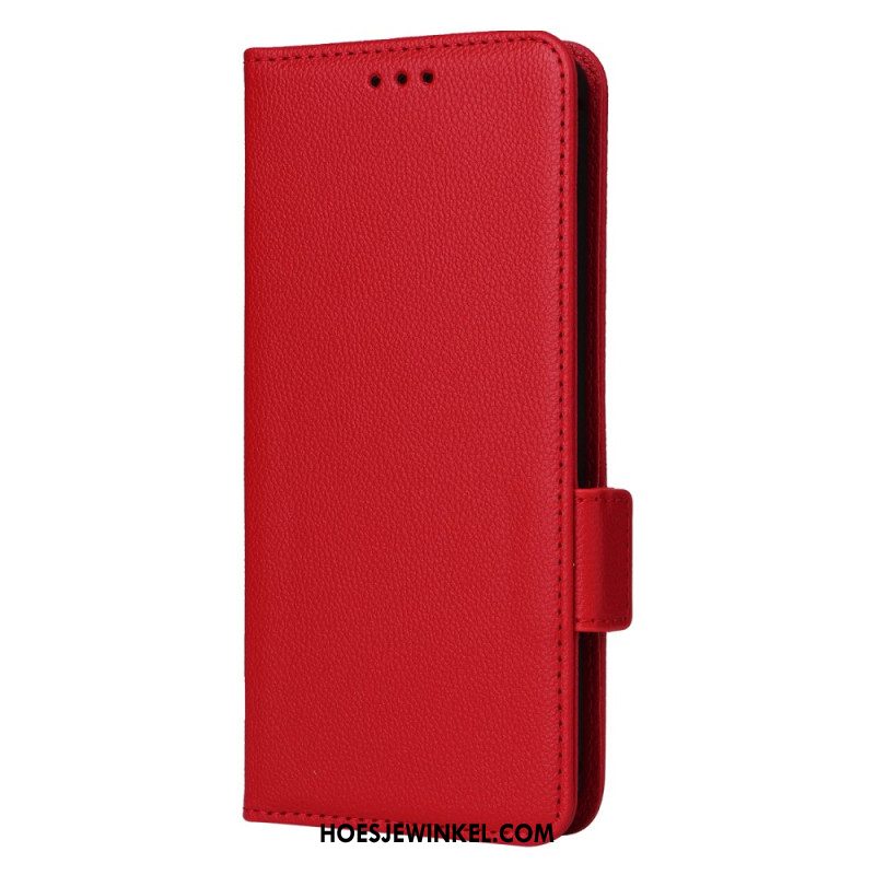 Folio-hoesje Oppo Reno 11f 5g Telefoonhoesje Leren Bandstijl