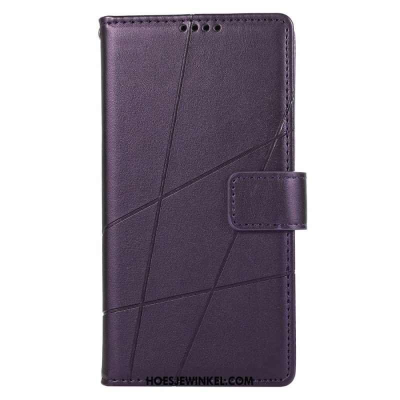 Folio-hoesje Oppo Reno 12 5g Telefoonhoesje Straplijnen