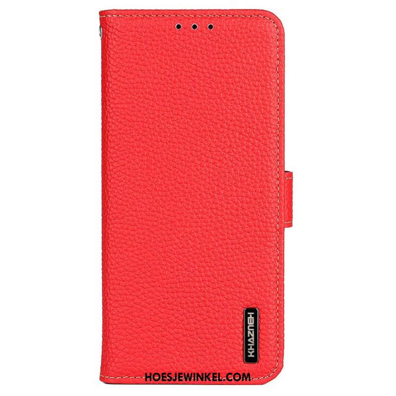 Folio-hoesje Samsung Galaxy A16 5g Telefoonhoesje Litchi-textuur