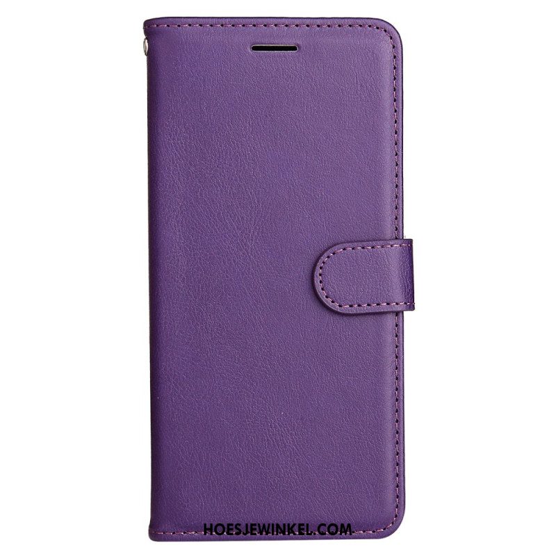 Folio-hoesje Samsung Galaxy S24 5g Effen Met Riem