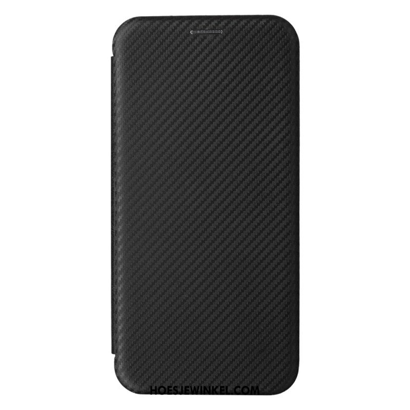 Folio-hoesje Samsung Galaxy S24 5g Telefoonhoesje Koolstofvezel