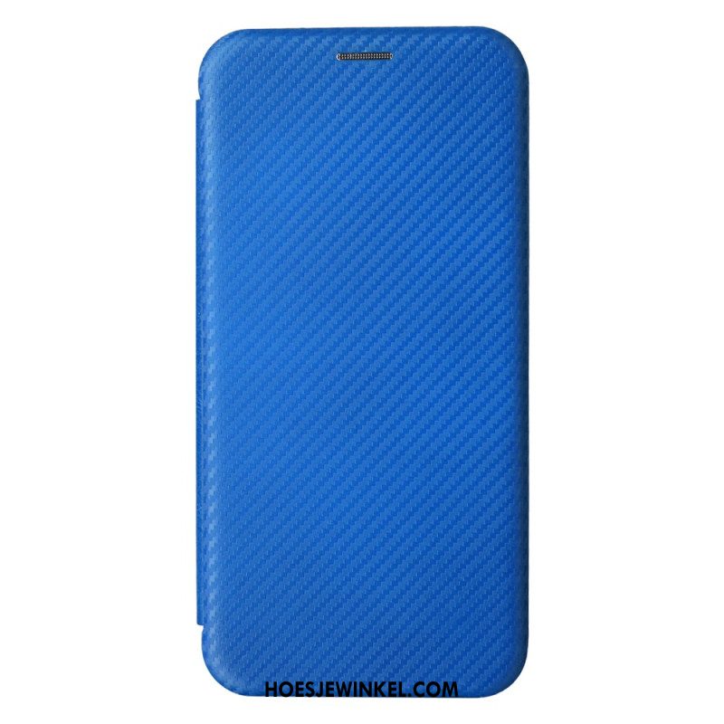 Folio-hoesje Samsung Galaxy S24 5g Telefoonhoesje Koolstofvezel