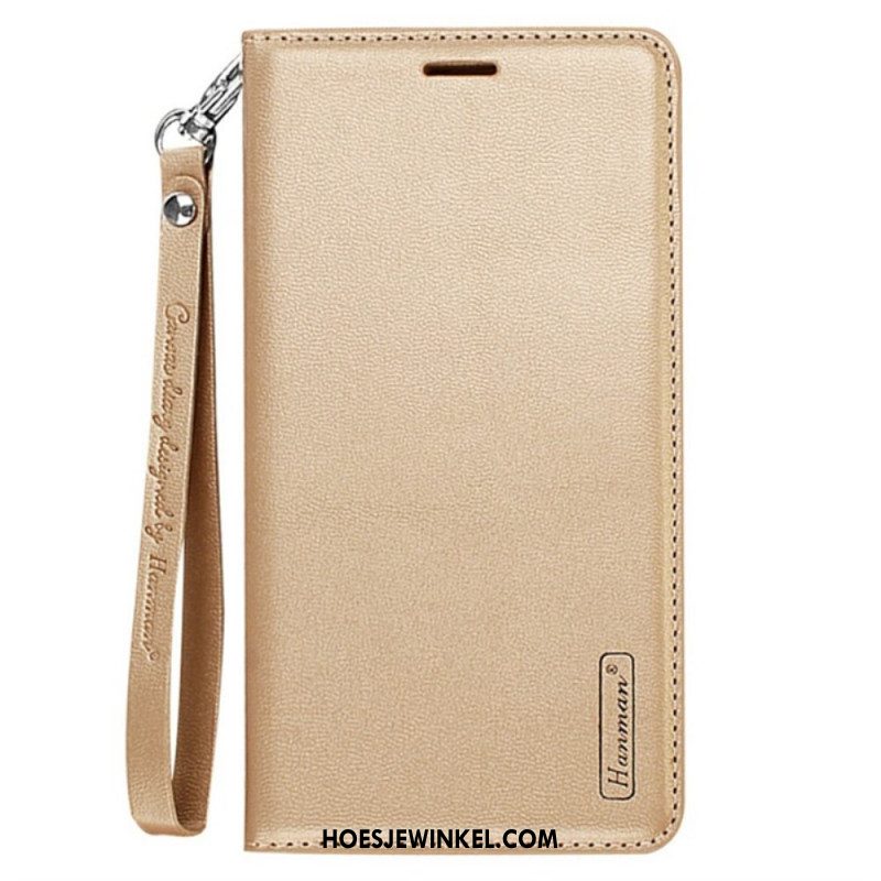 Folio-hoesje Samsung Galaxy S24 Plus 5g Minuo Serie Hanman Bescherming Hoesje