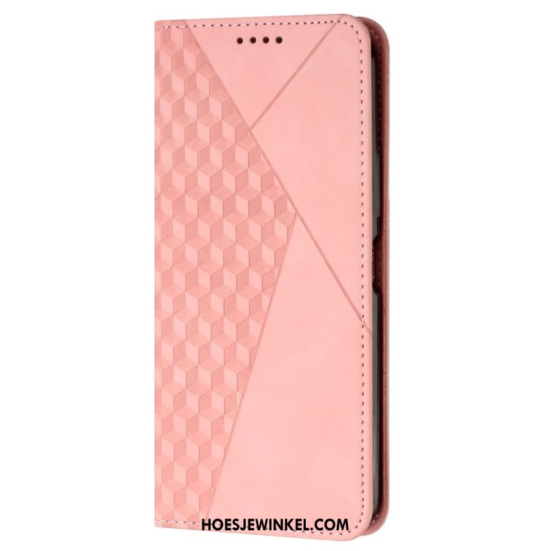 Folio-hoesje Sony Xperia 10 Vi Telefoonhoesje Diamantprint Met Band