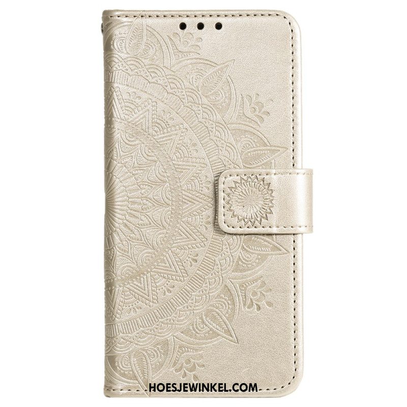 Folio-hoesje Sony Xperia 10 Vi Telefoonhoesje Mandala-bandpatroon