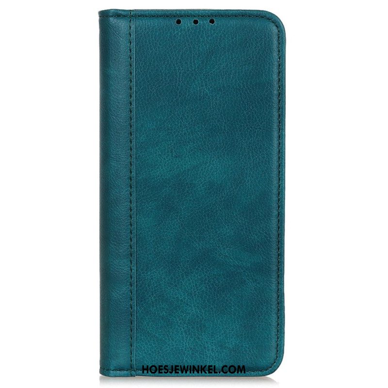 Folio-hoesje Voor Oppo Reno 11 5g Splitleer Met Litchitextuur