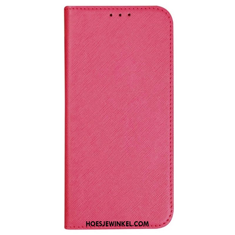 Folio-hoesje Voor Oppo Reno 12 Pro 5g Kruistextuur