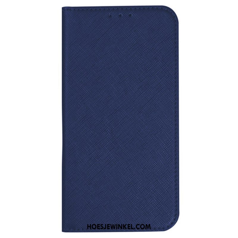 Folio-hoesje Voor Samsung Galaxy S24 Fe Kruistextuur