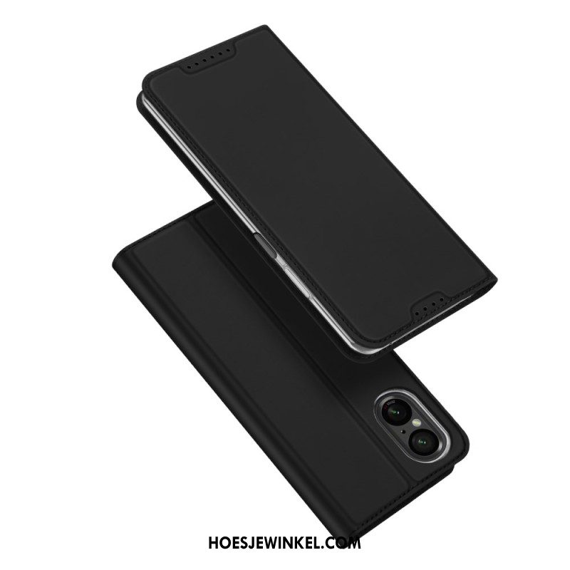 Folio-hoesje Voor Sony Xperia 10 Vi Skin Pro-serie Dux Ducis