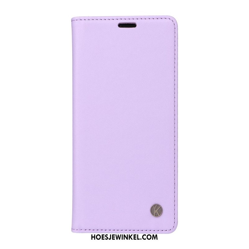 Folio-hoesje Voor Xiaomi 14 Ultra Yikatu Leereffect