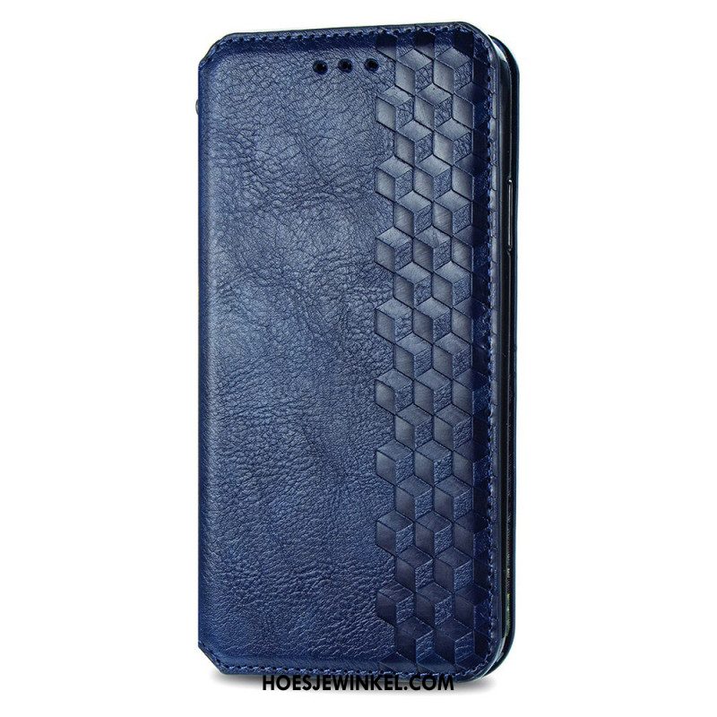 Folio-hoesje Voor Xiaomi Redmi Note 13 Pro Plus 5g Vintage Ruitpatroon