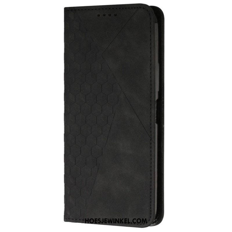 Folio-hoesje Voor iPhone 16 Plus Ruitpatroon