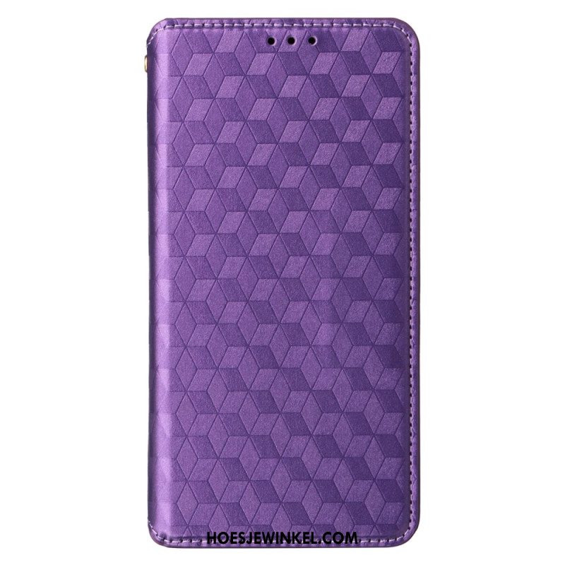 Folio-hoesje Xiaomi 14 3d-kubussen Bescherming Hoesje