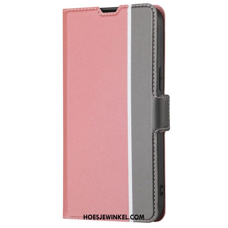 Folio-hoesje Xiaomi 14 Pro Telefoonhoesje Tweekleurig