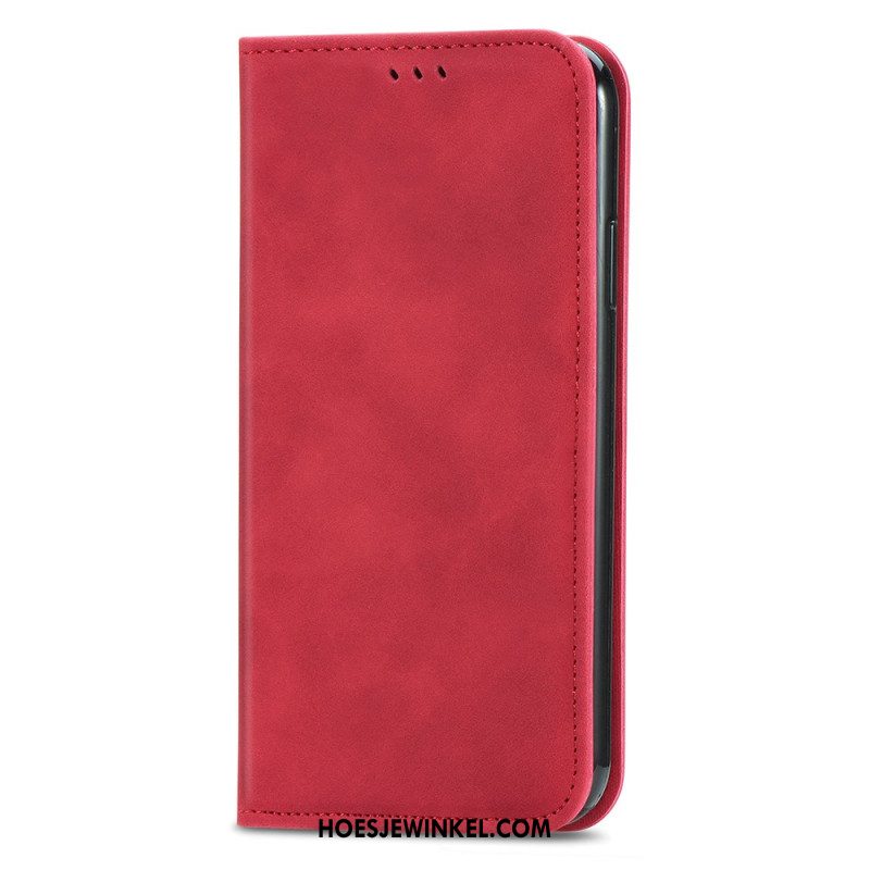 Folio-hoesje Xiaomi 14t Suède Stijl Bescherming Hoesje