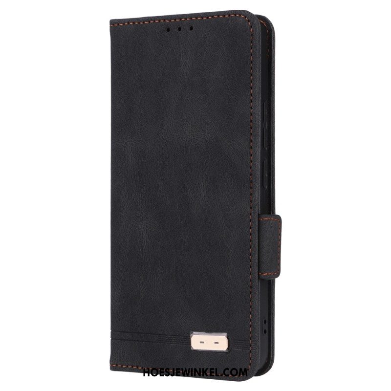 Folio-hoesje Xiaomi Redmi Note 13 4g Dubbele Sluiting In Vintage-stijl