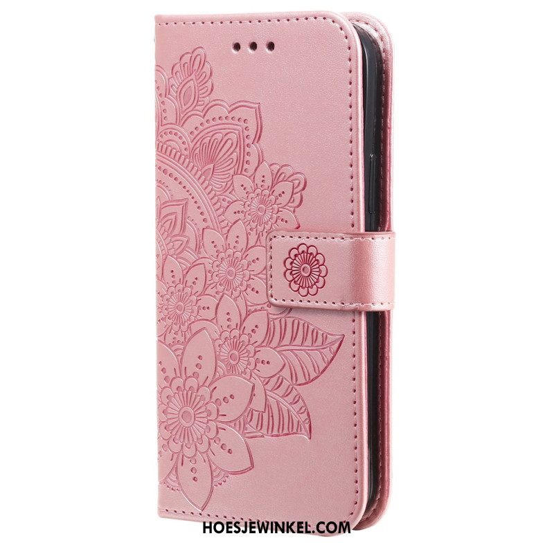 Folio-hoesje Xiaomi Redmi Note 13 5g Bloemenprint Met Riempje