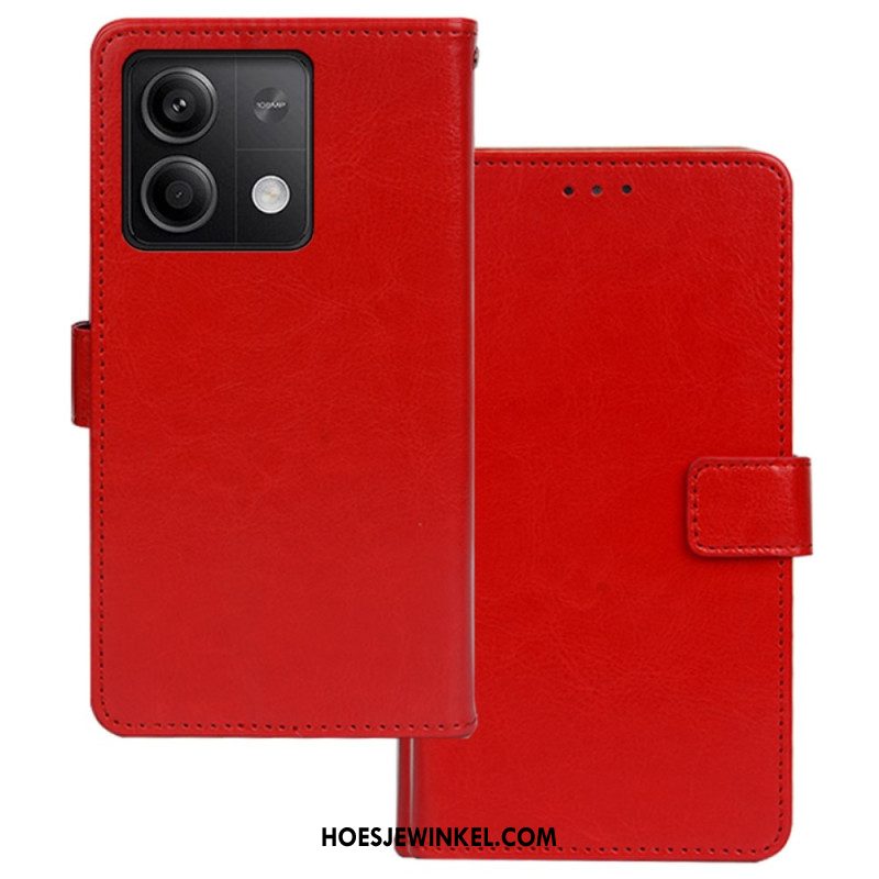 Folio-hoesje Xiaomi Redmi Note 13 5g Kunstleer Idewei