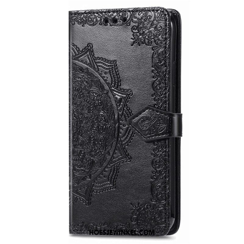 Folio-hoesje Xiaomi Redmi Note 13 5g Telefoonhoesje Barok Mandala Met Riempje