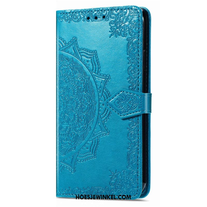 Folio-hoesje Xiaomi Redmi Note 13 5g Telefoonhoesje Barok Mandala Met Riempje