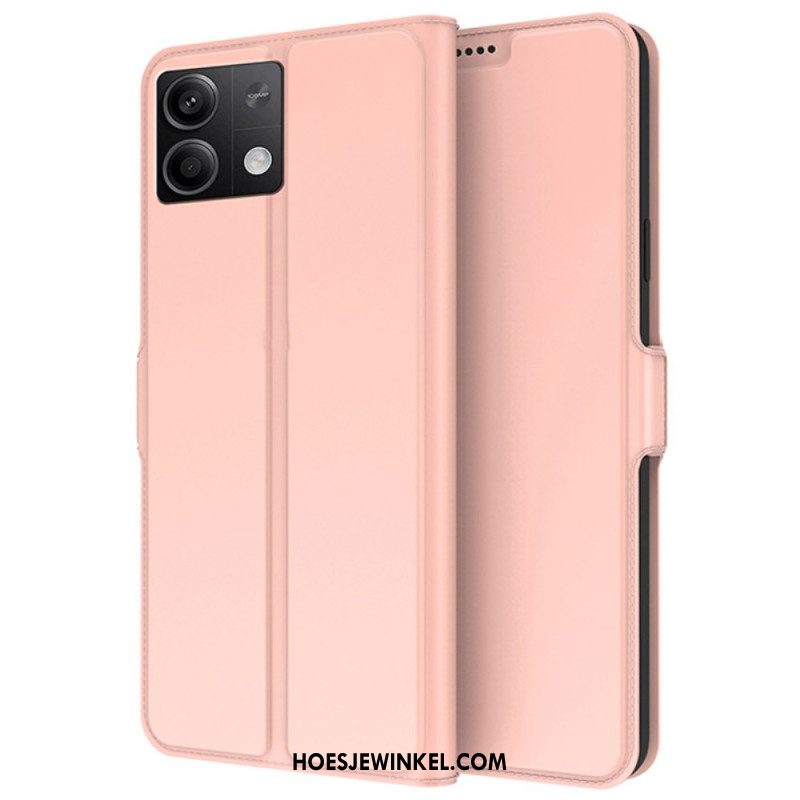 Folio-hoesje Xiaomi Redmi Note 13 5g Telefoonhoesje Ultrafijn