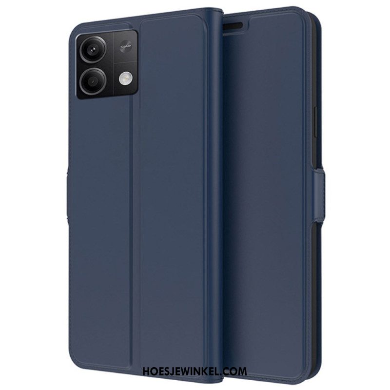 Folio-hoesje Xiaomi Redmi Note 13 5g Telefoonhoesje Ultrafijn