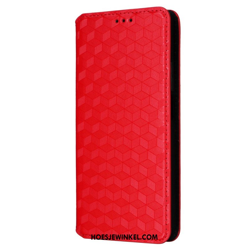 Folio-hoesje Xiaomi Redmi Note 13 Pro 4g Telefoonhoesje Ruitpatroon