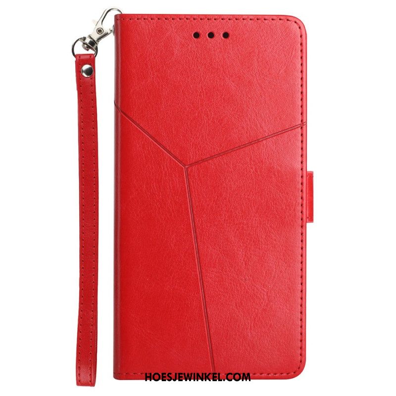 Folio-hoesje Xiaomi Redmi Note 13 Pro 4g Telefoonhoesje Y-riemontwerp