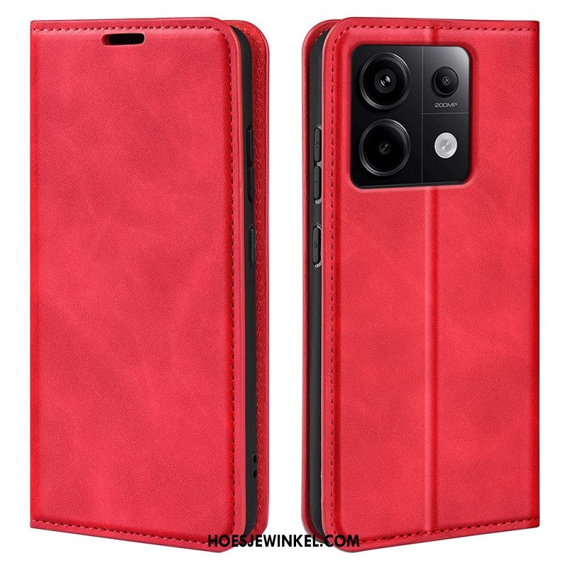 Folio-hoesje Xiaomi Redmi Note 13 Pro 5g Leerstijl Bescherming Hoesje