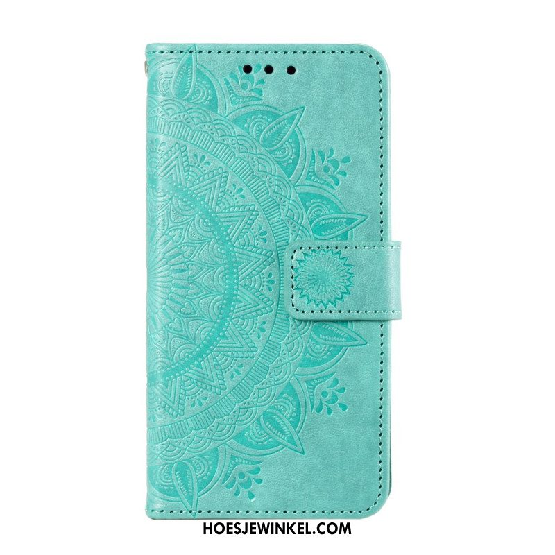 Folio-hoesje Xiaomi Redmi Note 13 Pro 5g Mandala Zon Met Riem