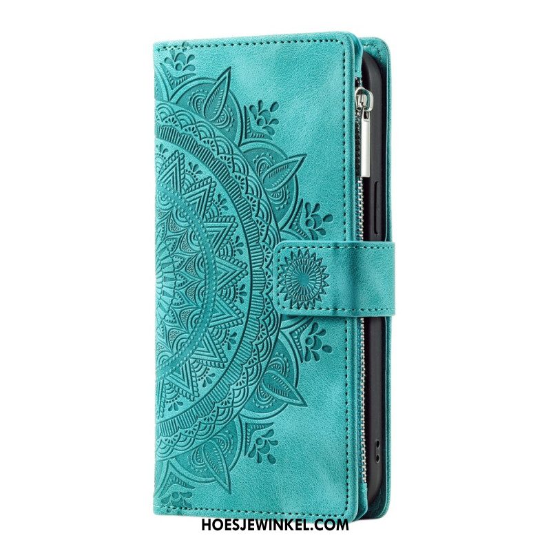 Folio-hoesje Xiaomi Redmi Note 13 Pro 5g Telefoonhoesje Portemonnee Met Mandala-band