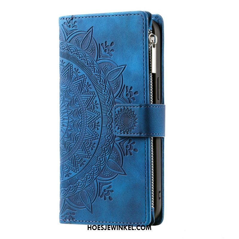 Folio-hoesje Xiaomi Redmi Note 13 Pro 5g Telefoonhoesje Portemonnee Met Mandala-band