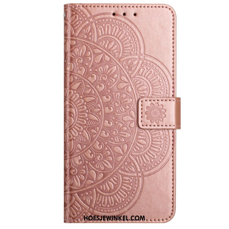 Folio-hoesje iPhone 16 Plus Mandala-riempatroon