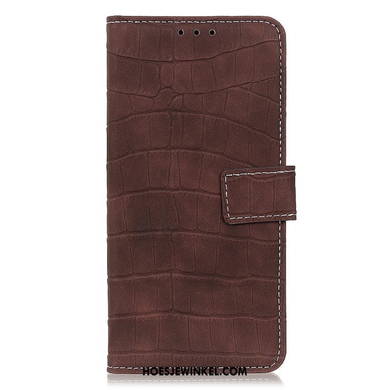 Folio-hoesje voor Moto G73 5G Krokodil