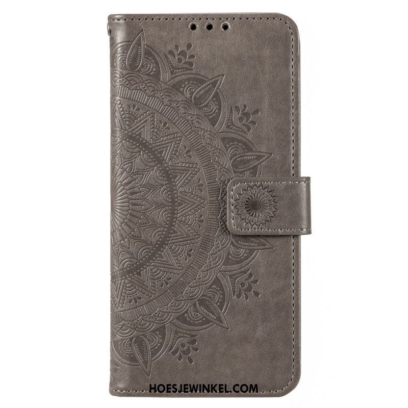 Folio-hoesje voor Moto G73 5G Zon Mandala