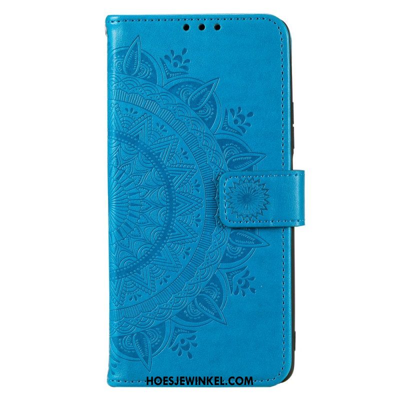 Folio-hoesje voor Moto G73 5G Zon Mandala