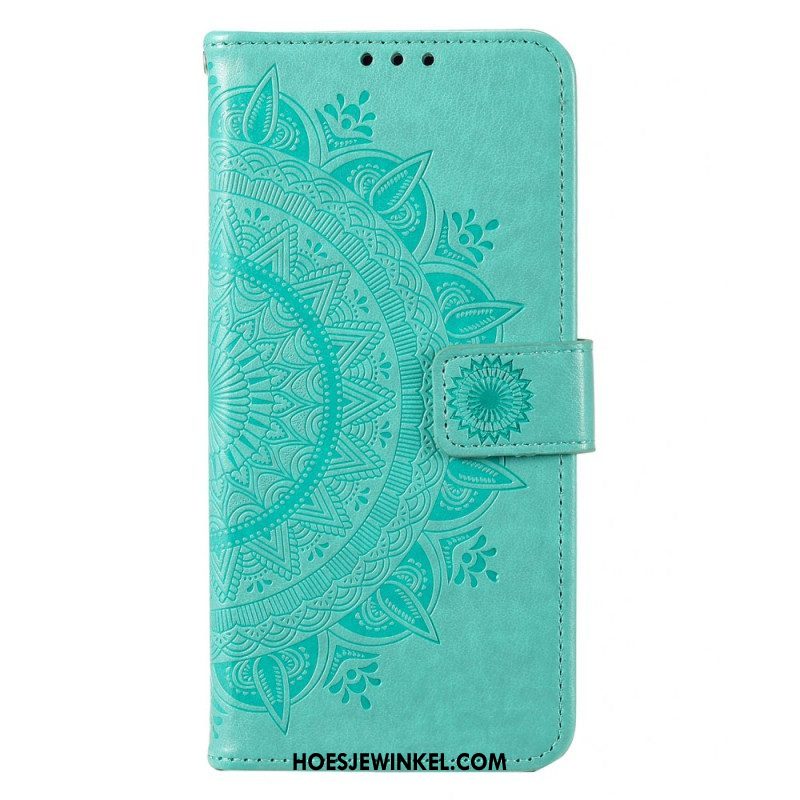 Folio-hoesje voor Moto G73 5G Zon Mandala