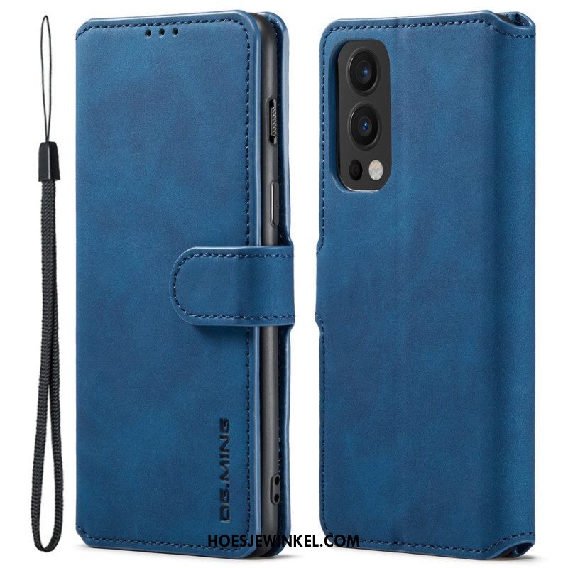 Folio-hoesje voor OnePlus Nord 2 5G Dg.ming Retro