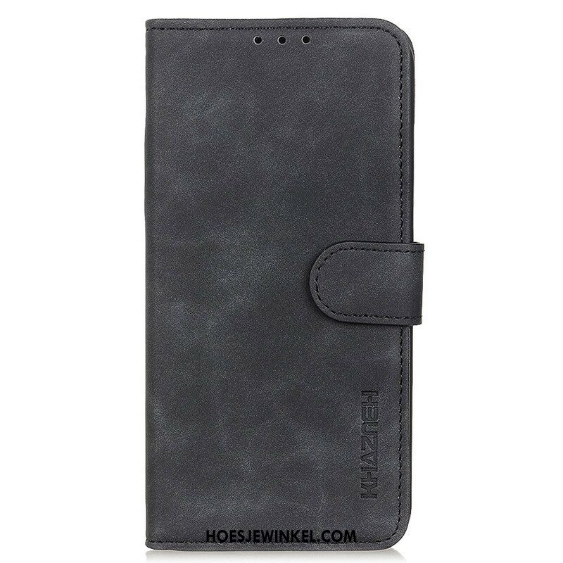 Folio-hoesje voor OnePlus Nord 2 5G Mat Vintage Leereffect Khazneh