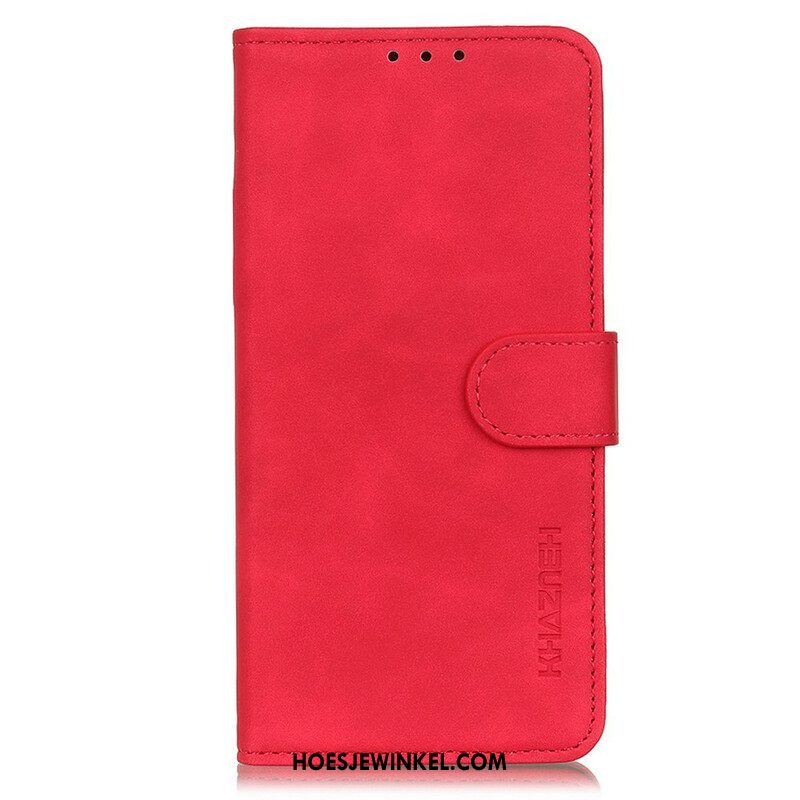 Folio-hoesje voor OnePlus Nord 2 5G Mat Vintage Leereffect Khazneh