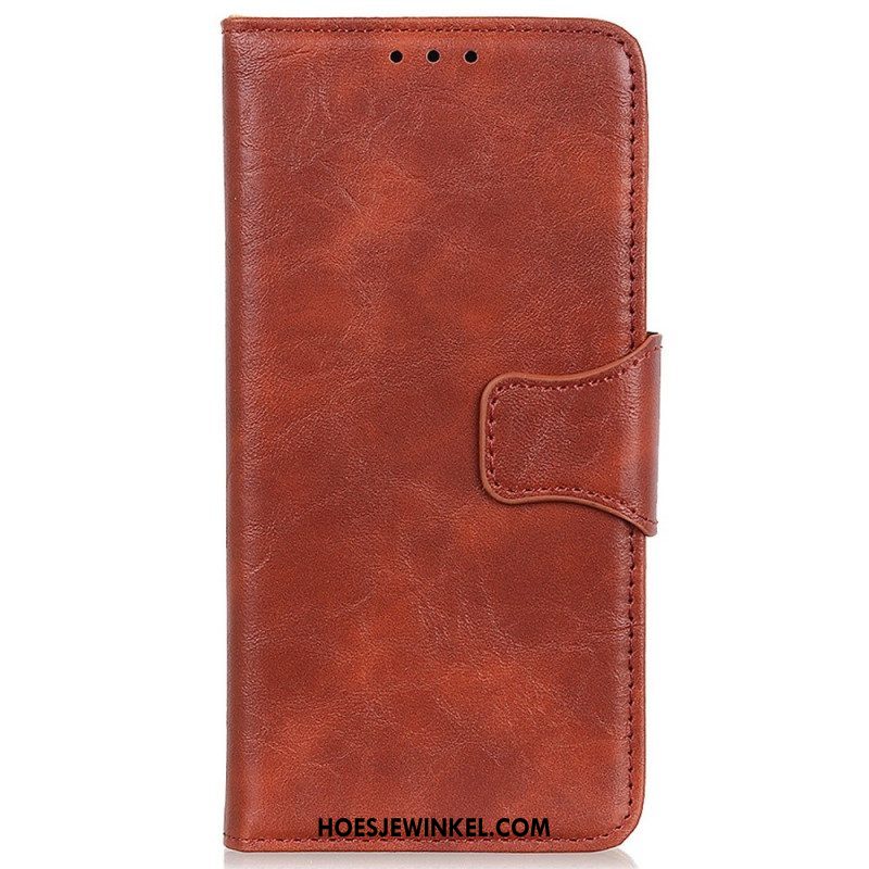 Folio-hoesje voor OnePlus Nord 2T 5G Vintage Gespleten Leer