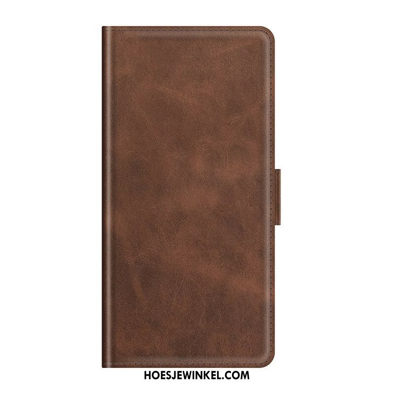 Folio-hoesje voor Oppo Find X3 Pro Flip Case Klassieke Dubbele Klep