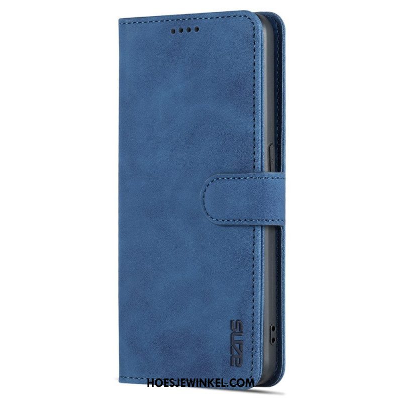 Folio-hoesje voor Oppo Reno 8 Azns Leerstyling