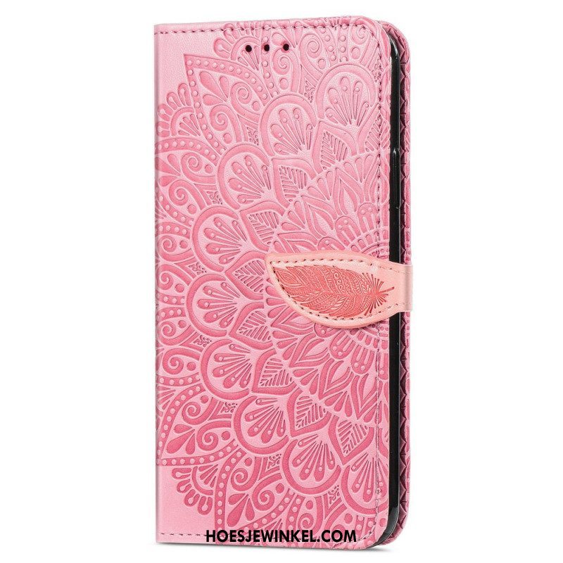 Folio-hoesje voor Samsung Galaxy A13 5G / A04s Schuine Riemsluiting